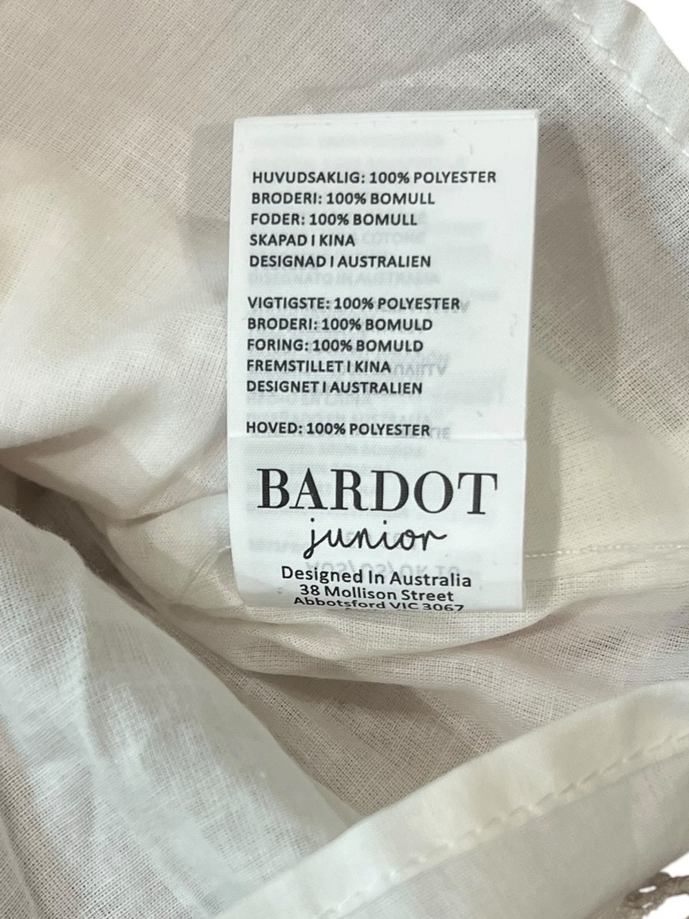 Bardot Junior White Eyelet shorts with Delicate Lace Trim - Picture 4 of 7